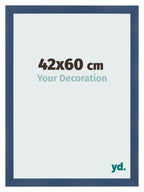 Photo Frame 42x60cm Dark Blue Swept MDF Pisa Front Size | Yourdecoration.com