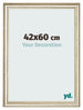 Photo Frame 42x60cm Metallic Gloss MDF Lazio Front Size | Yourdecoration.com
