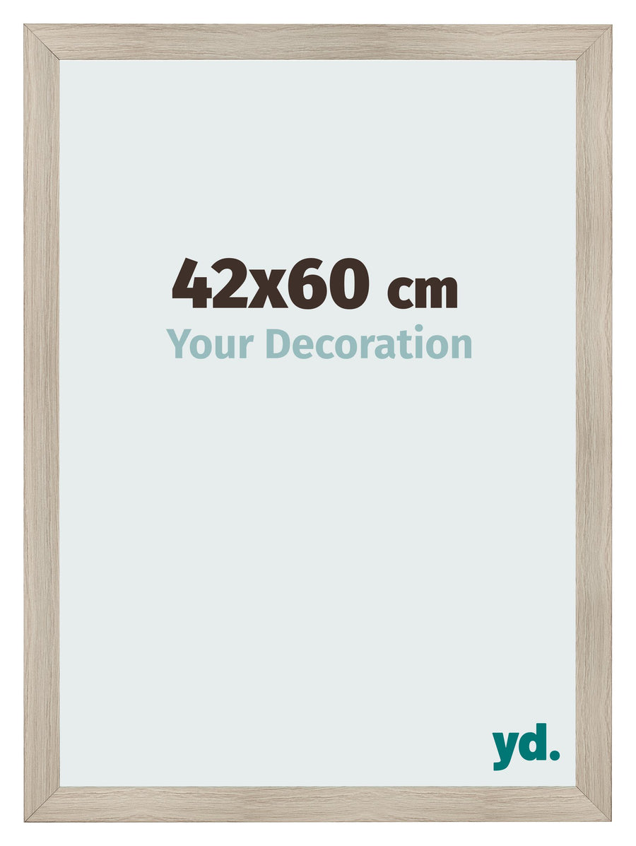 Photo Frame 42x60cm Oak Rustic MDF Pisa Front Size | Yourdecoration.com