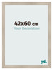 Photo Frame 42x60cm Oak Rustic MDF Pisa Front Size | Yourdecoration.com