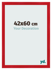 Photo Frame 42x60cm Red MDF Pisa Front Size | Yourdecoration.com