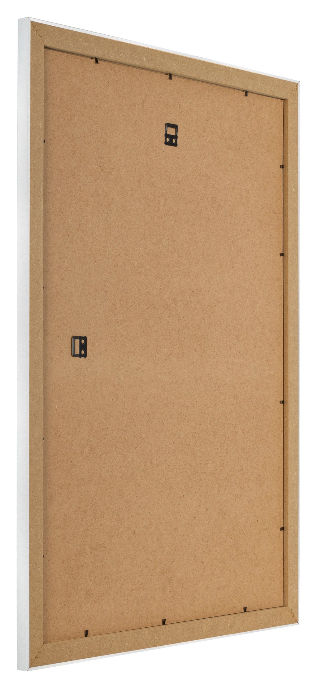 Photo Frame 42x60cm Silver Black Swept MDF Pisa Back Oblique | Yourdecoration.com