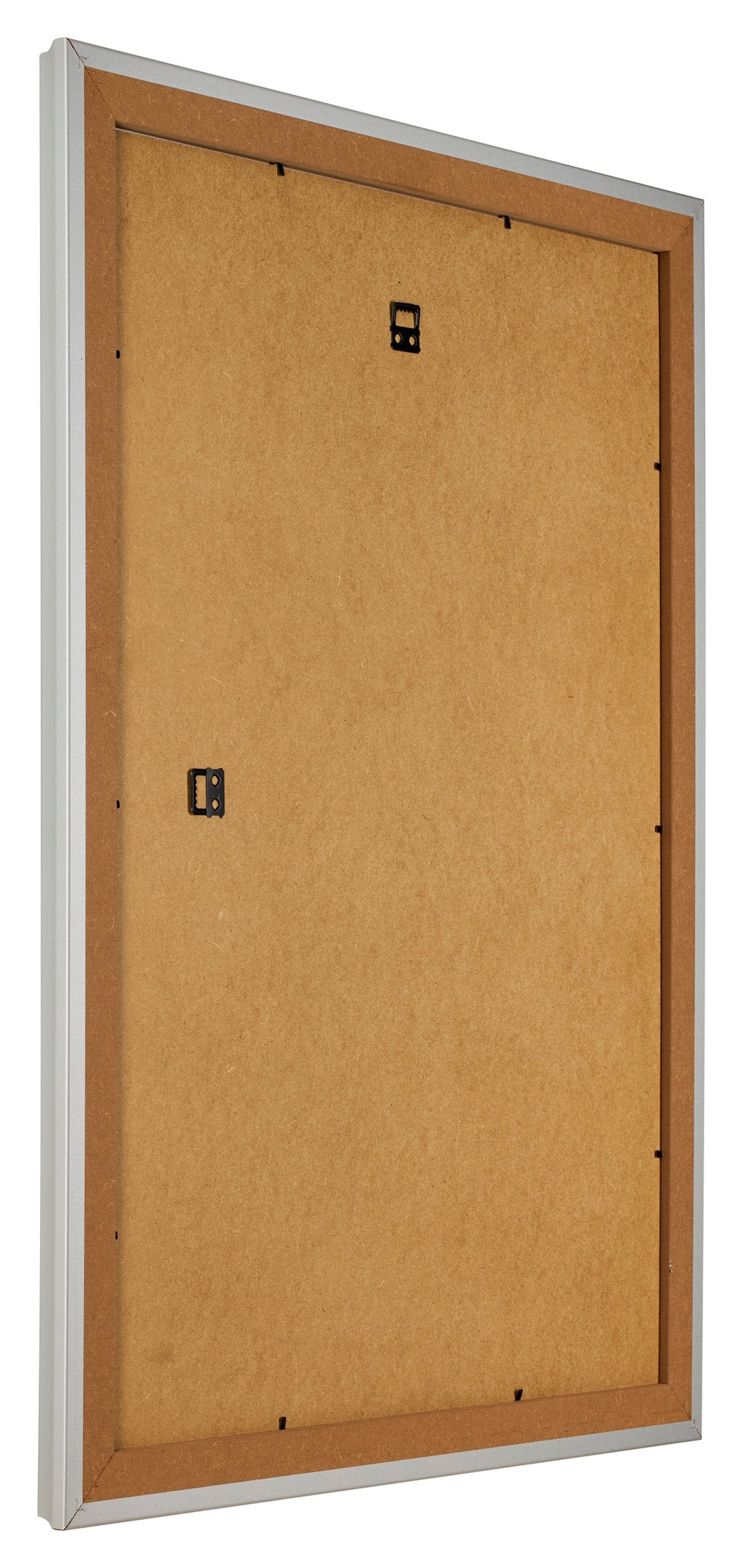 Photo Frame 42x60cm Silver Matte MDF Lazio Back Oblique | Yourdecoration.com