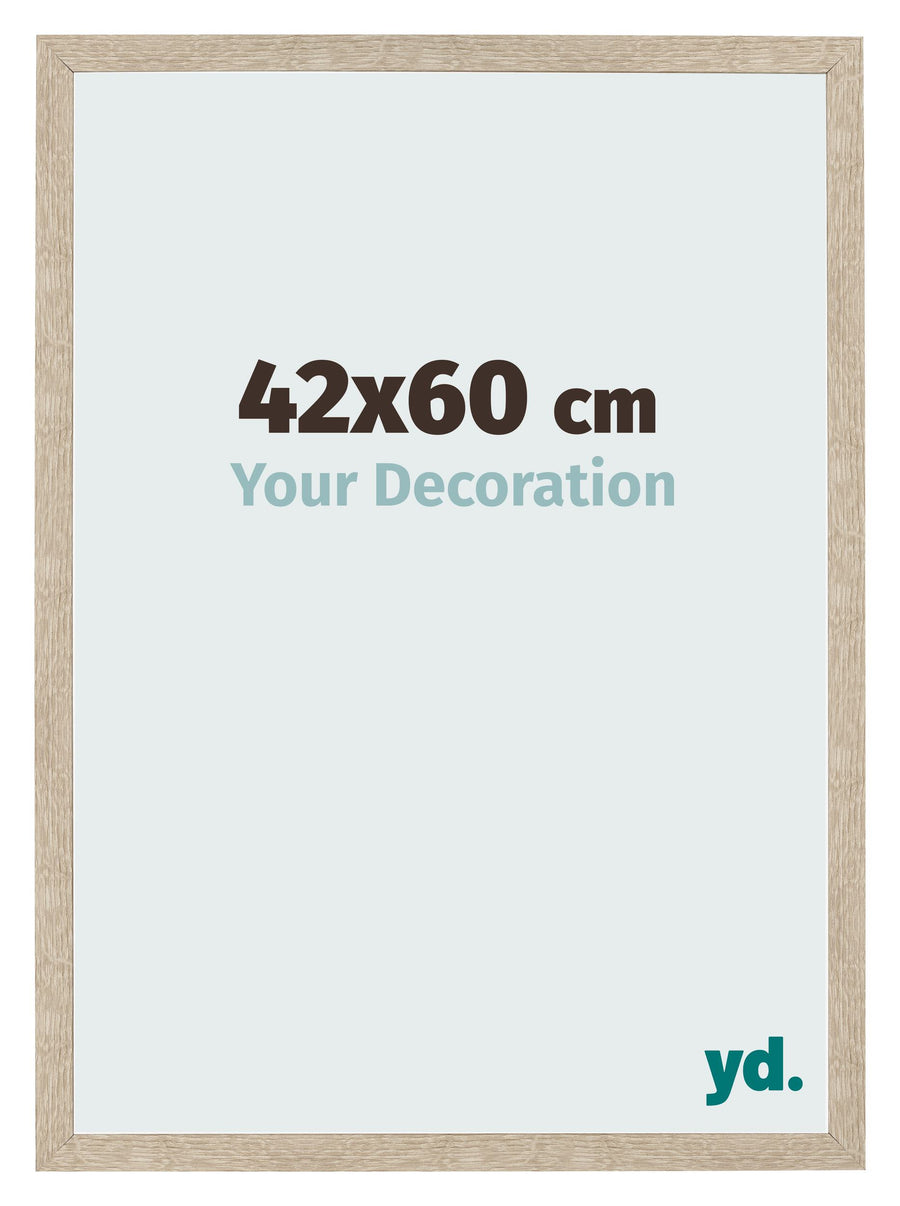 Photo Frame 42x60cm Sonoma Oak MDF Bologna Front Size | Yourdecoration.com