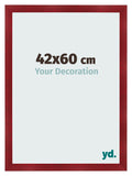 Photo Frame 42x60cm Wine Red Swept MDF Pisa Front Size | Yourdecoration.com