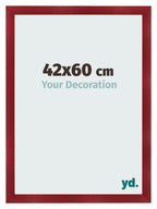 Photo Frame 42x60cm Wine Red Swept MDF Pisa Front Size | Yourdecoration.com