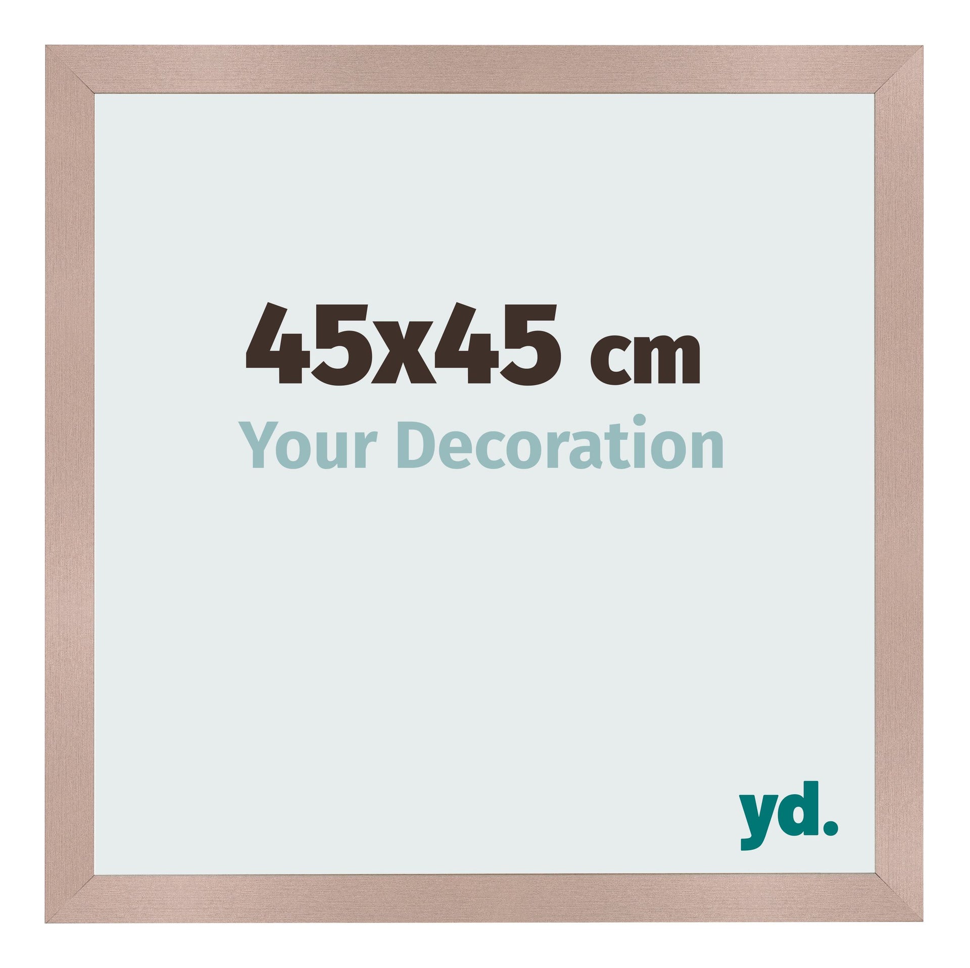 Photo Frame 45x45 cm Dusty Pink MDF Bologna Front Size | Yourdecoration.com
