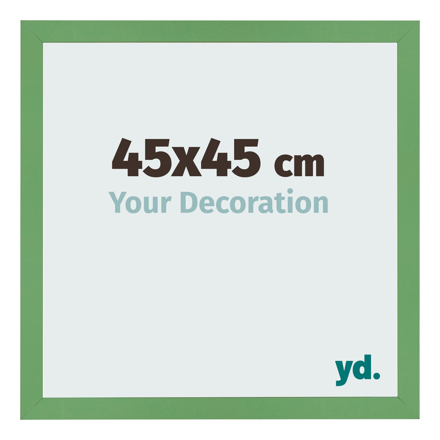 Photo Frame 45x45 cm Green MDF Bologna Front Size | Yourdecoration.com