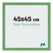 Photo Frame 45x45 cm Green MDF Bologna Front Size | Yourdecoration.com