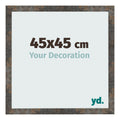 Photo Frame 45x45 cm Oxidized Metal MDF Bologna Front Size | Yourdecoration.com