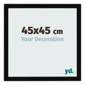 Photo Frame 45x45cm Black High Gloss MDF Bologna Front Size | Yourdecoration.com