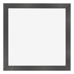 Photo Frame 45x45cm Black Silver Polished MDF Pisa Front | Yourdecoration.com