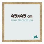 Photo Frame 45x45cm Gold Antique MDF Bologna Front Size | Yourdecoration.com