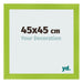 Photo Frame 45x45cm Green MDF Pisa Front Size | Yourdecoration.com