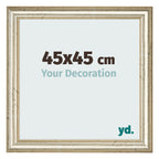 Photo Frame 45x45cm Metallic Gloss MDF Lazio Front Size | Yourdecoration.com