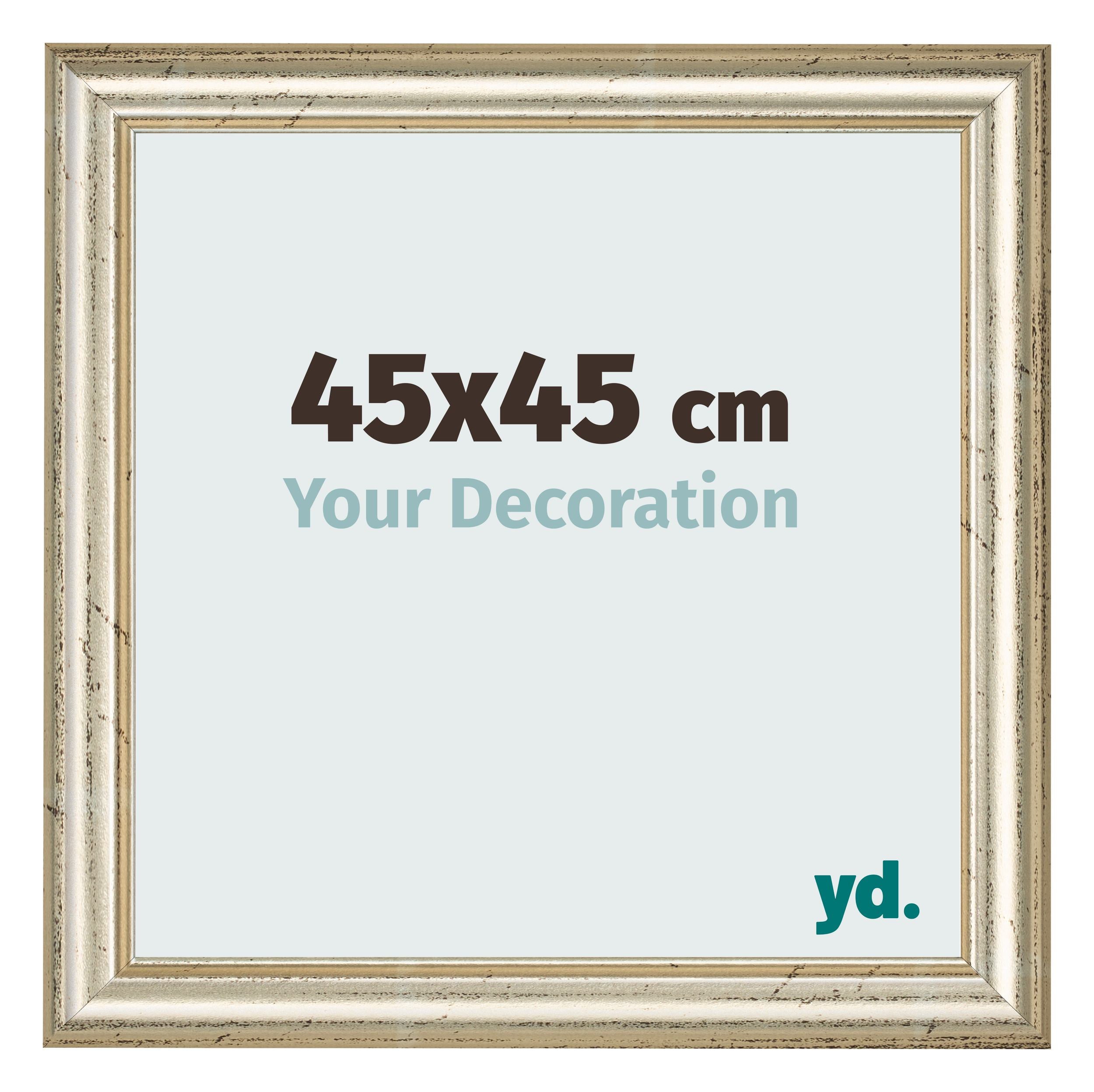Photo Frame 45x45cm Metallic Gloss MDF Lazio Front Size | Yourdecoration.com