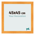 Photo Frame 45x45cm Orange MDF Pisa Front Size | Yourdecoration.com