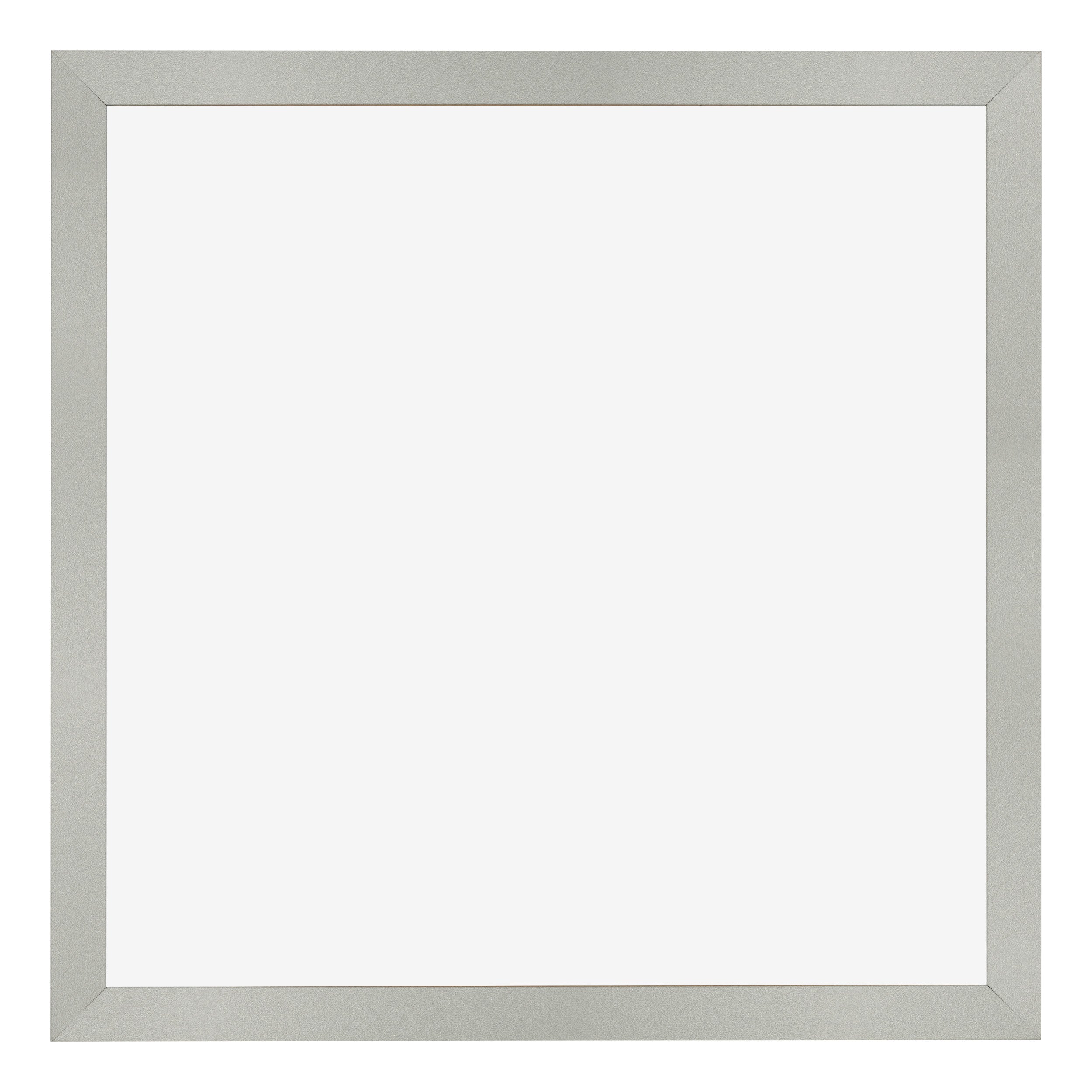 Photo Frame 45x45cm Silver Matte MDF Bologna Front | Yourdecoration.com