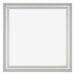 Photo Frame 45x45cm Silver Matte MDF Lazio Front | Yourdecoration.com