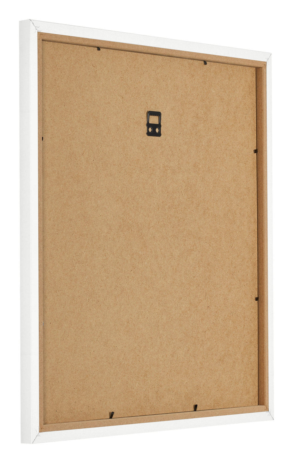 Photo Frame 45x45cm White High Gloss MDF Bologna Back Oblique | Yourdecoration.com
