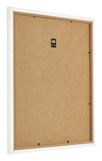 Photo Frame 45x45cm White High Gloss MDF Bologna Back Oblique | Yourdecoration.com