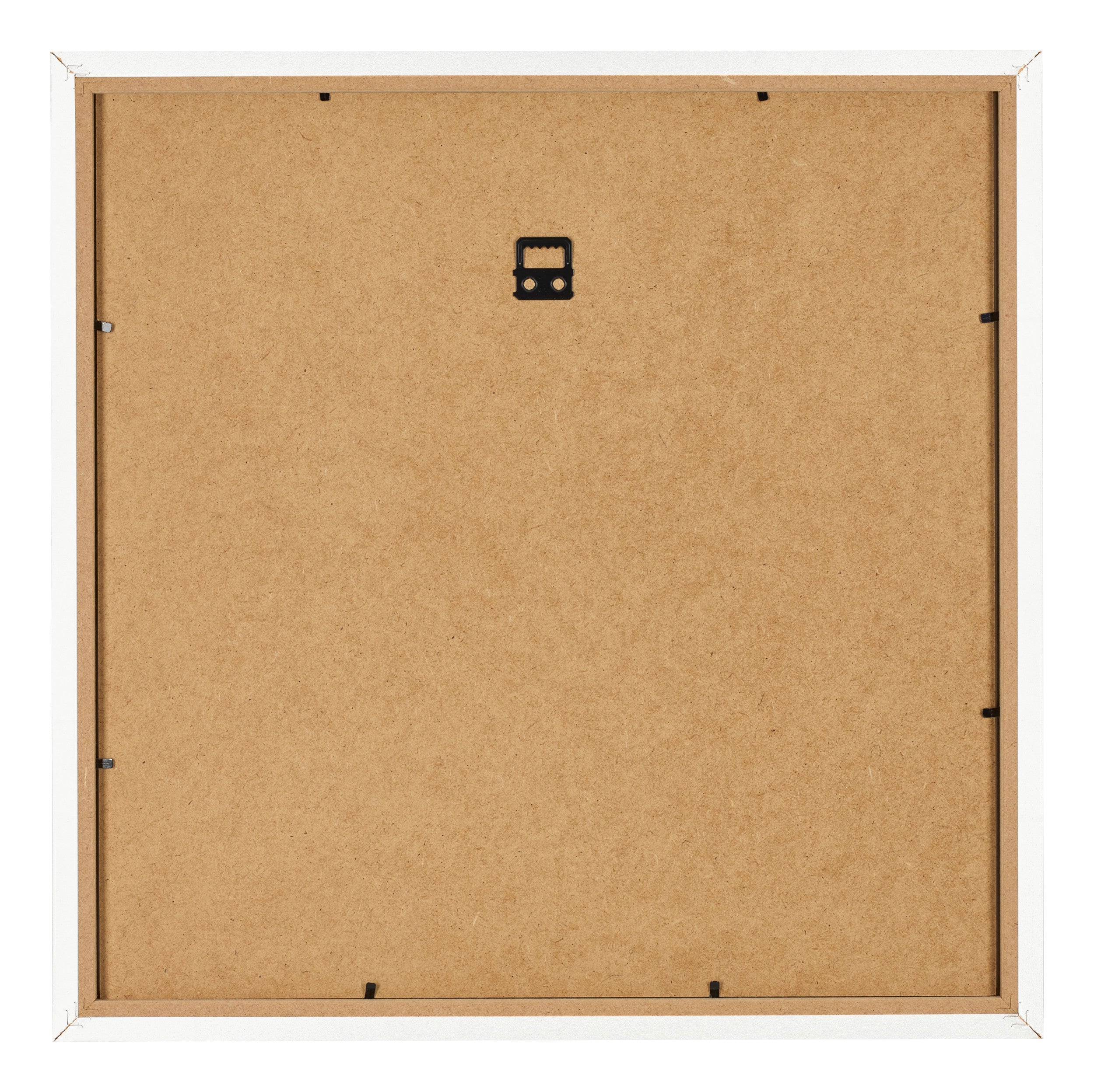Photo Frame 45x45cm White High Gloss MDF Bologna Back | Yourdecoration.com