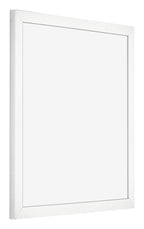 Photo Frame 45x45cm White High Gloss MDF Bologna Front Oblique | Yourdecoration.com