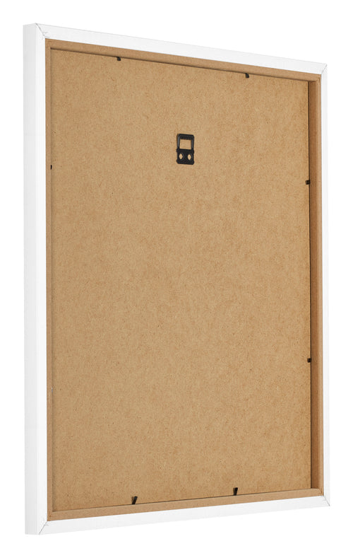 Photo Frame 45x45cm White Matte MDF Bologna Back Oblique | Yourdecoration.com