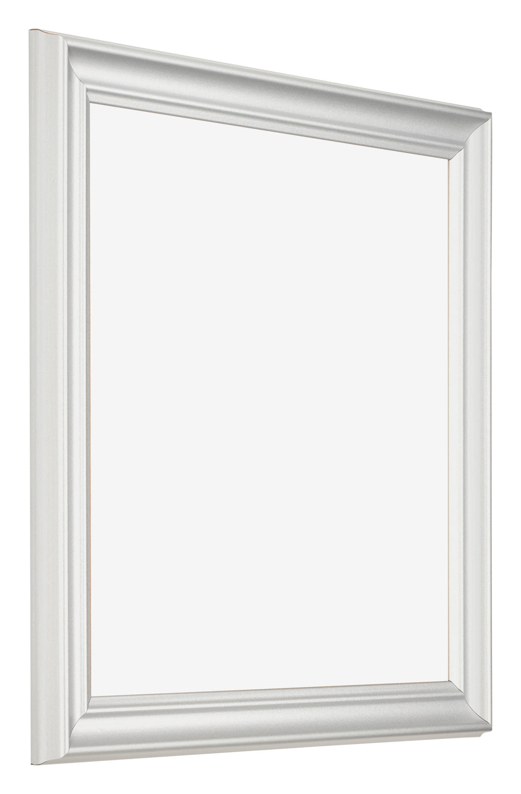 Photo Frame 45x45cm White Swept MDF Lazio Front Oblique | Yourdecoration.com