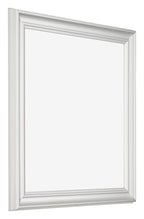 Photo Frame 45x45cm White Swept MDF Lazio Front Oblique | Yourdecoration.com