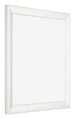 Photo Frame 45x45cm White Vintage MDF Pisa Front Oblique | Yourdecoration.com