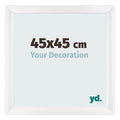 Photo Frame 45x45cm White Vintage MDF Pisa Front Size | Yourdecoration.com
