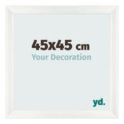Photo Frame 45x45cm White Vintage MDF Pisa Front Size | Yourdecoration.com