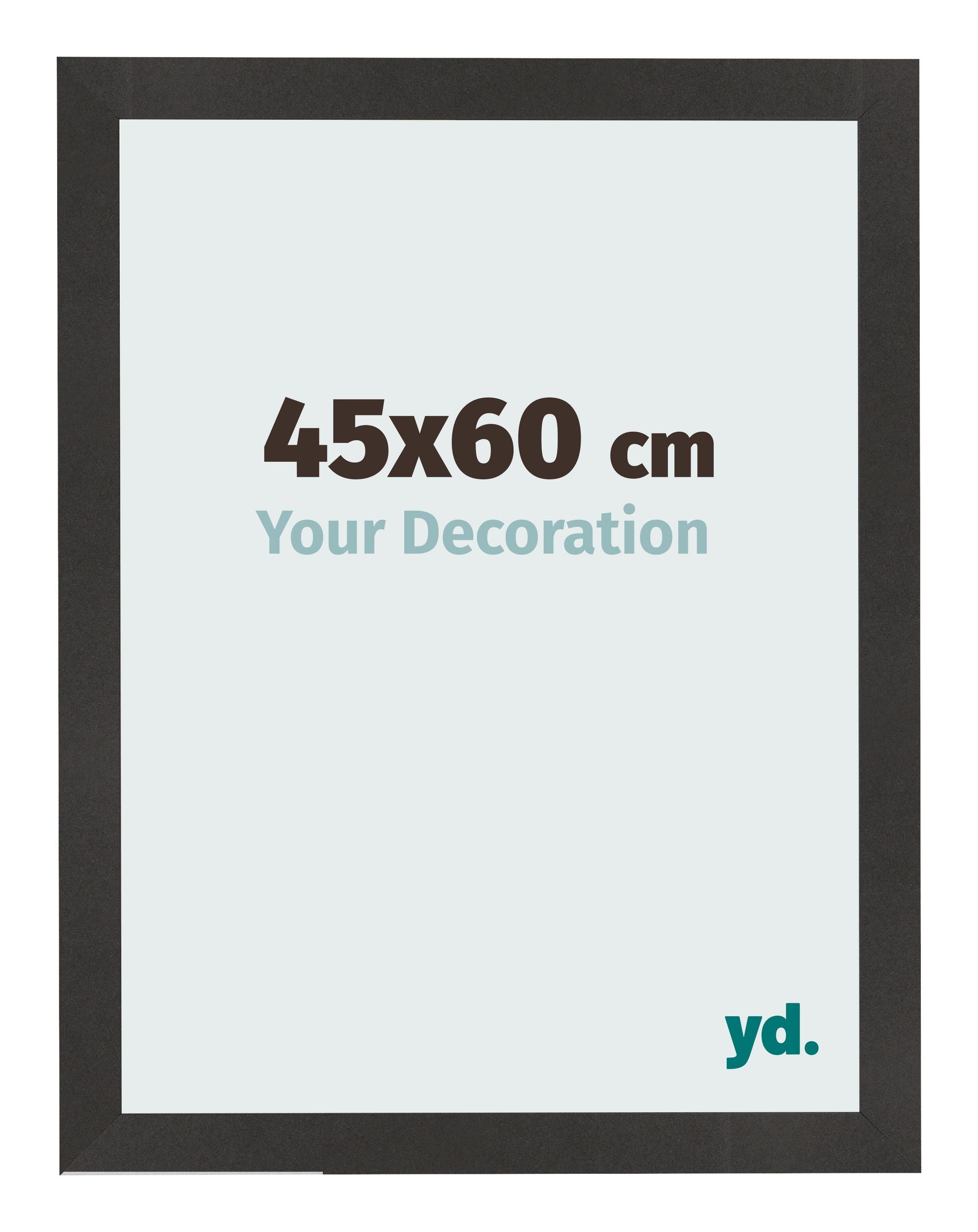 Photo Frame 45x60 cm Black Matte MDF Bologna Front Size | Yourdecoration.com