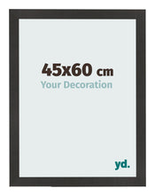 Photo Frame 45x60 cm Black Matte MDF Bologna Front Size | Yourdecoration.com