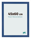 Photo Frame 45x60 cm Dark Blue MDF Bologna Front Size | Yourdecoration.com