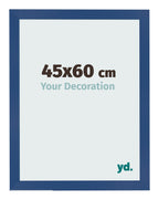Photo Frame 45x60 cm Dark Blue MDF Bologna Front Size | Yourdecoration.com