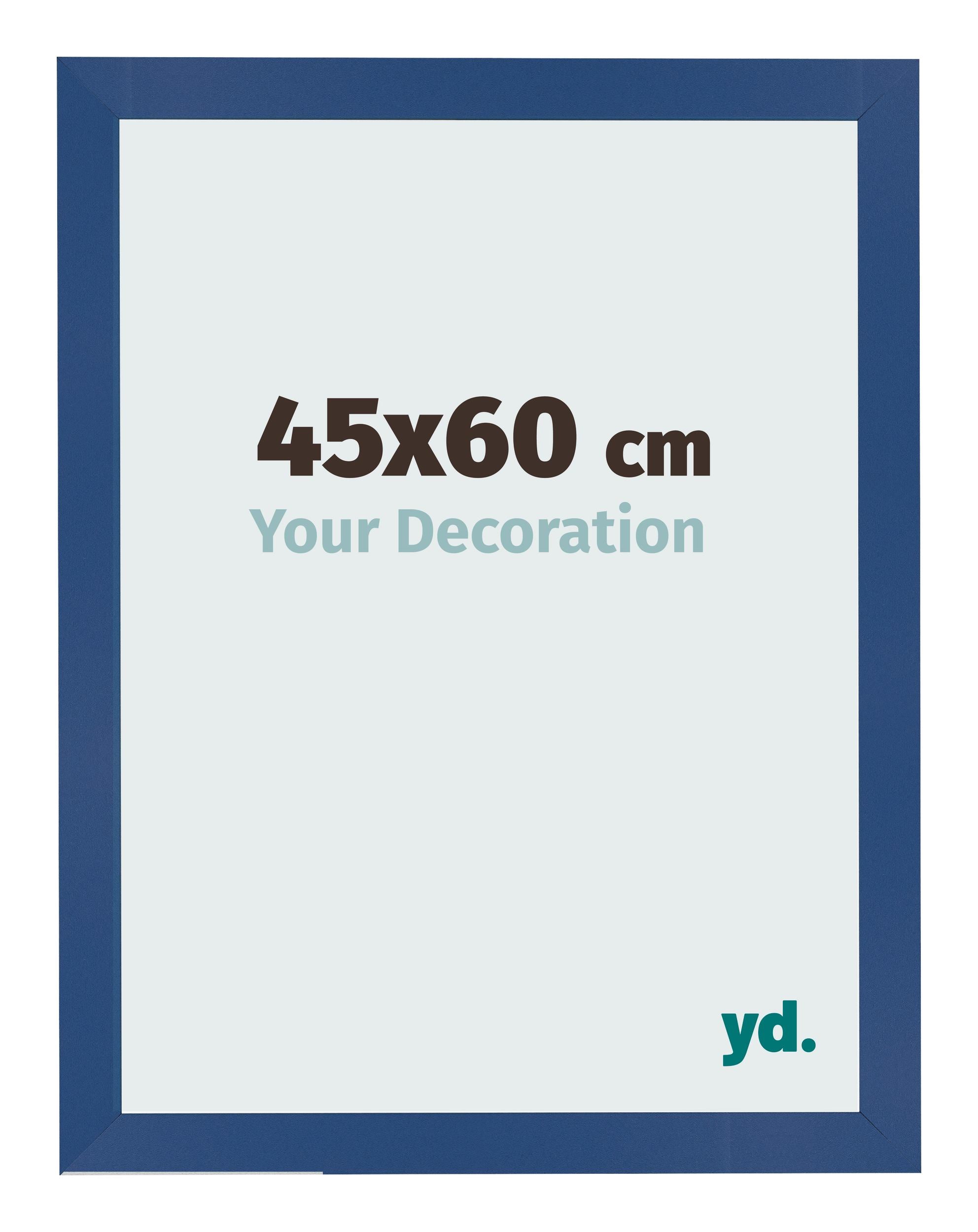 Photo Frame 45x60 cm Dark Blue MDF Bologna Front Size | Yourdecoration.com