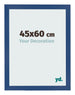 Photo Frame 45x60 cm Dark Blue MDF Bologna Front Size | Yourdecoration.com
