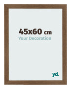 Photo Frame 45x60 cm Oak Rustic MDF Bologna Front Size | Yourdecoration.com