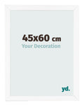 Photo Frame 45x60 cm White Matte MDF Bologna Front Size | Yourdecoration.com
