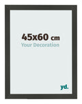 Photo Frame 45x60cm Anthracite MDF Bologna Front Size | Yourdecoration.com