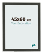 Photo Frame 45x60cm Anthracite MDF Bologna Front Size | Yourdecoration.com