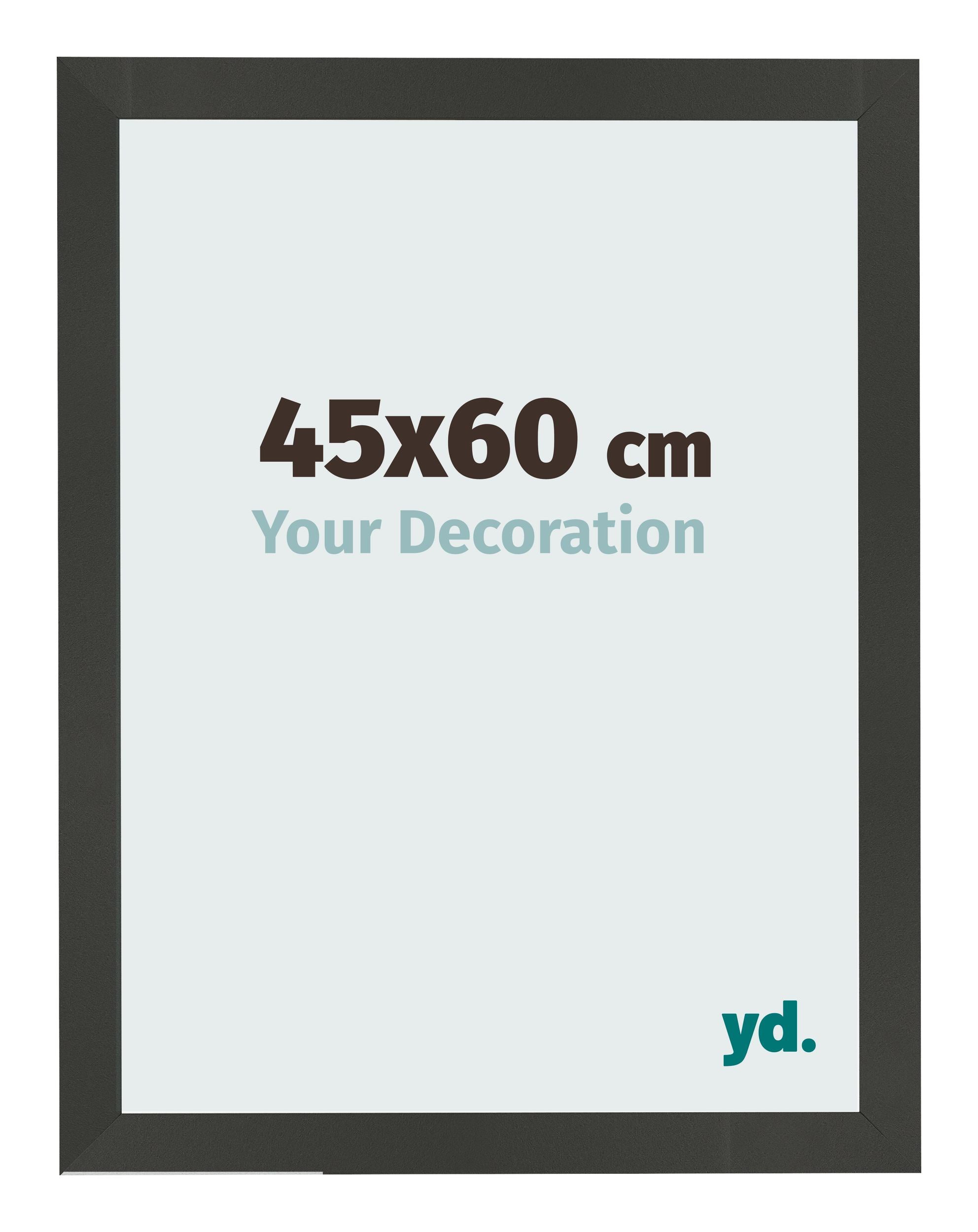 Photo Frame 45x60cm Anthracite MDF Bologna Front Size | Yourdecoration.com