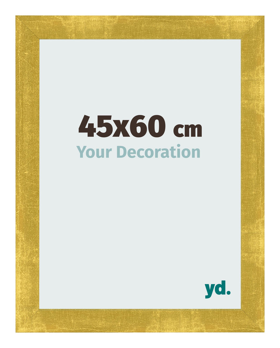 Photo Frame 45x60cm Gold Vintage MDF Pisa Front Size | Yourdecoration.com