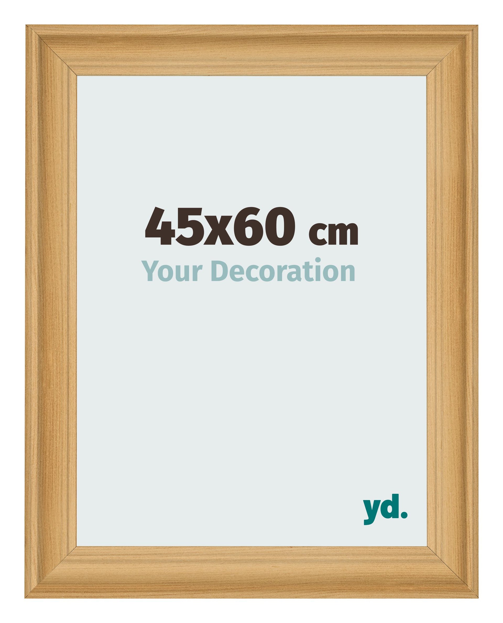 Photo Frame 45x60cm Pine Woodgrain MDF Lazio Front Size | Yourdecoration.com