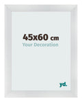 Photo Frame 45x60cm Silver Black Swept MDF Pisa Front Size | Yourdecoration.com
