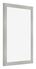 Photo Frame 45x60cm Silver Matte MDF Bologna Front Oblique | Yourdecoration.com