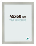 Photo Frame 45x60cm Silver Matte MDF Bologna Front Size | Yourdecoration.com