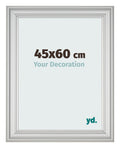 Photo Frame 45x60cm Silver Matte MDF Lazio Front Size | Yourdecoration.com